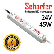   SCHARFER SCH-45-24 45W vízálló LED tápegység IP67 24V VDC 1,87A