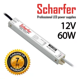   SCHARFER SCH-60-12 60W vízálló LED tápegység IP67 12V VDC 5A