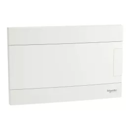   Schneider EASY9 EU Kiselosztó, 12 modul, PE+N sínnel, teli ajtóval, süllyesztett EZ9EUB112