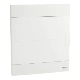   Schneider EASY9 EU Kiselosztó, 24 modul, PE+N sínnel, teli ajtóval, süllyesztett EZ9EUB212