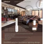 Ultralux 4 csatornás RF távirányítós kapcsoló, vezeték nélküli szett, 240V AC, 30 méter, SCRF4