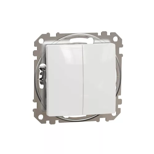 ÚJ SEDNA Csillárkapcsoló, rugós bekötés, 10AX, (105), fehér Schneider SDD111105