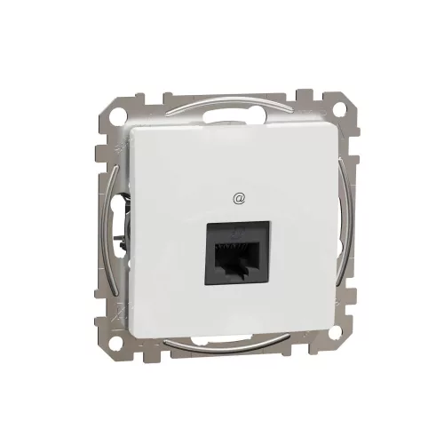 ÚJ SEDNA 1xRJ45 Cat6 UTP aljzat, fehér Schneider SDD111461