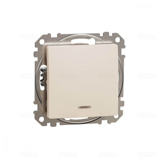 ÚJ SEDNA Váltókapcsoló, EF, 10AX, bézs Schneider SDD112106N