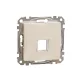 ÚJ SEDNA 1xRJ45 adapter, Keystone betétekhez, bézs Schneider SDD112421