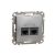 ÚJ SEDNA 2xRJ45 Cat5e UTP aljzat, alumínium Schneider SDD113452