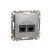 ÚJ SEDNA 2xRJ45 Cat6 UTP aljzat, alumínium Schneider SDD113462