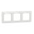 ÚJ SEDNA DESIGN Hármas keret, univerzális, fehér Schneider SDD311803