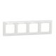 ÚJ SEDNA DESIGN Négyes keret, univerzális, fehér Schneider SDD311804
