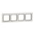 ÚJ SEDNA ELEMENTS Négyes keret, univerzális, opál Schneider SDD360804