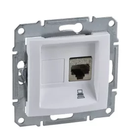   Schneider Sedna fehér 1xRJ45 Cat5e UTP aljzat SDN4300121 - Utolsó darabok!