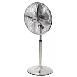   Home SFS 40 álló fém ventilátor, 50 W, 3 fokozat, 40 cm-es lapátátmérő, fém lapátok, 85°-os oszcillálás, SFS_40