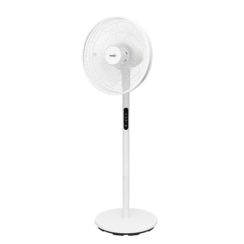Home SFT40R állóventilátor 3in1, 60 W, 40 cm névleges lapátátmérő, 5 lapát, 4 fokozat, erintőgomb, távirányító, állítható magasság és dőlésszög, LED kijelző, SFT40R