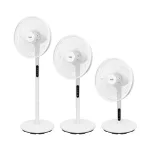 Home SFT40R állóventilátor 3in1, 60 W, 40 cm névleges lapátátmérő, 5 lapát, 4 fokozat, erintőgomb, távirányító, állítható magasság és dőlésszög, LED kijelző, SFT40R