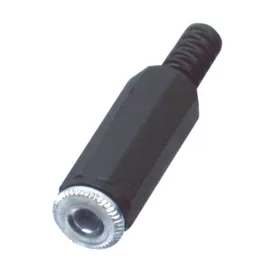   Home SK 4K jack aljzat, 3,5mm sztereó lengőaljzat, műanyag, törésgátló, SK_4K