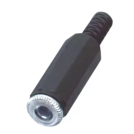   Home SK 4K jack aljzat, 3,5mm sztereó lengőaljzat, műanyag, törésgátló, SK_4K