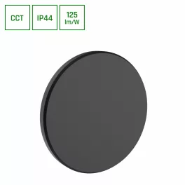   PIATTA 9W 230V IP44 CCT 120x47 mm fekete SLI003029CCT_PW SpectrumLED