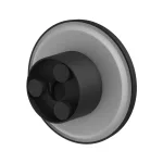 PIATTA 9W 230V IP44 CCT 120x47 mm fekete SLI003029CCT_PW SpectrumLED