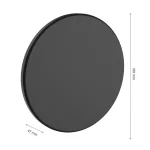 PIATTA 12W 230V IP44 CCT 180x47 mm fekete SLI003030CCT_PW SpectrumLED