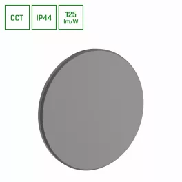   PIATTA 12W 230V IP44 CCT 180x47 mm szürke SLI003042CCT_PW SpectrumLED