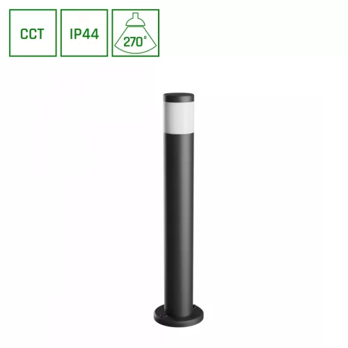 STELLA COLUMN GU10 6W CCT 230V 270DEG IP44 IK08 175X722MM BLACK ROUND SLI003053CCT_PW SpectrumLED