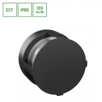 VERTO ROUND CUP 10W CCT 230V IP65 170X110MM BLACK SLI003071CCT_PW SpectrumLED