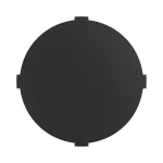 VERTO ROUND CUP 10W CCT 230V IP65 170X110MM BLACK SLI003071CCT_PW SpectrumLED