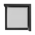 VERTO SQUARE EDGE 10W CCT 230V 160/120DEG IP65 160X160X100MM BLACK SLI003074CCT_PW SpectrumLED