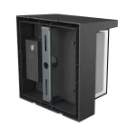 VERTO SQUARE EDGE 10W CCT 230V 160/120DEG IP65 160X160X100MM BLACK SLI003074CCT_PW SpectrumLED