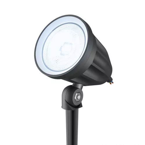 FLORI LIGERO GARDEN LAMP 6W CW 230V 40st IP65 53x77MM + 145MM SPIKE BLACK SLI012017CW_PW SpectrumLED