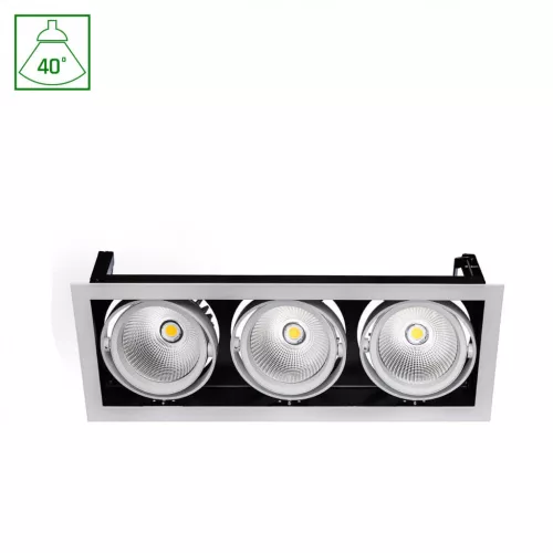 MODERN-DAY 3X1LED COB CITIZEN  40DEG 230V  3X27W IP20 WW DOWNLIGHT SLI015010WW_230V SpectrumLED