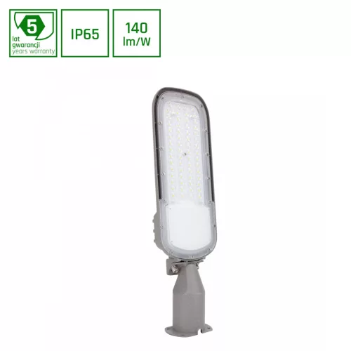STREETOS 2 ULICZNA 50W NW 230V 155/115st IP65 IK09 490x148x86mm SZARY 5 LAT GW SLI027022NW_PW SpectrumLED