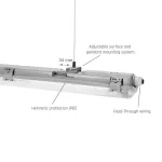 LIMEA LED Fénycső armatúra SLIM 2x120 IP65 SLI028015_SLIM SpectrumLED