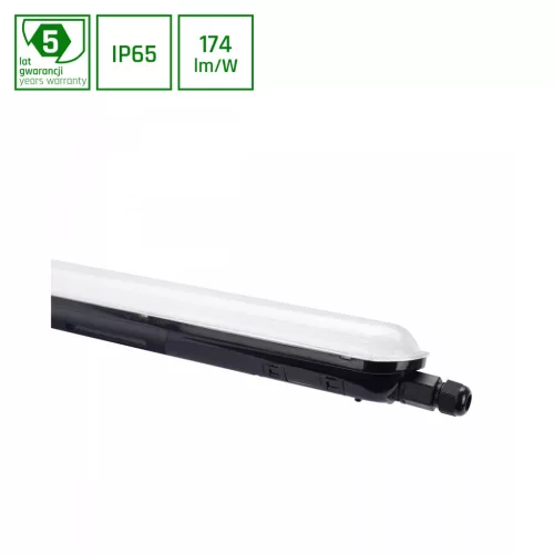 LIMEA GIGANT HERMETIC 1200MM 38W NW 230V 120DEG IP65 IK10 1250X72X70MM Fekete 5Y Garancia SLI028025NW_PW__BLACK SpectrumLED