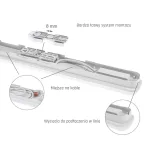 LIMEA GO HERMETIC  600mm 25W CW 230V 120deg IP65 IK07 600x60x52mm WHITE SLI028034CW_PW SpectrumLED
