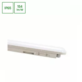   LIMEA CONNECT HERMETIC 1200MM 50W CW 230V 120DEG IP65 IK08GREY 3Y WARRANTY SLI028112CW_PW SpectrumLED