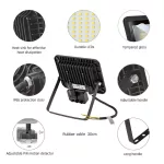 NOCTIS LUX 2 mozgásérzékelős LED-reflektor, 120°, IP44, 30 W, Természetes fehér, fekete SLI029039NW_CZUJNIK SpectrumLED