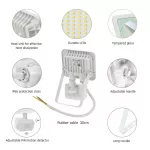 NOCTIS LUX 2 mozgásérzékelős LED-reflektor, 120°, IP44, 10 W, Természetes fehér, fehér SLI029041NW_CZUJNIK SpectrumLED