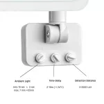 NOCTIS LUX 2 mozgásérzékelős LED-reflektor, 120°, IP44, 10 W, Természetes fehér, fehér SLI029041NW_CZUJNIK SpectrumLED