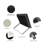 NOCTIS LUX 3 LED-reflektor, 120°, IP65, 100 W, Meleg fehér, fekete SLI029046WW_PW SpectrumLED