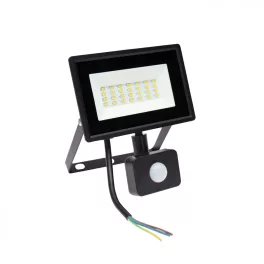   NOCTIS mozgásérzékelős LED-reflektor, 120°, IP44, 20 W, Hideg fehér, fekete SLI029049CW_CZUJNIK_PW SpectrumLED