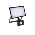NOCTIS mozgásérzékelős LED-reflektor, 120°, IP44, 20 W, Hideg fehér, fekete SLI029049CW_CZUJNIK_PW SpectrumLED