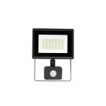 NOCTIS LUX 3 FLOODLIGHT 30W NW 230V IP44 150X190X53MM BLACK WITH PIR SENSOR