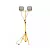 TRIPOD állvány + Noctis LED-reflektor, 100°, IP65, 2x50 W, Természetes fehér, Fekete SLI029051NW_TRIPOD_PW SpectrumLED
