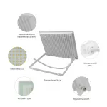 NOCTIS LED-reflektor, 100°, IP65, 50 W, Természetes fehér, fehér SLI029055NW_PW SpectrumLED
