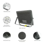 NOCTIS MAX LED-reflektor, 120°, IP65, 100 W, Természetes fehér, szürke SLI029056NW_PW SpectrumLED