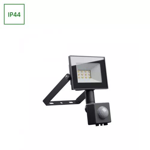 NOCTIS LUX 4 mozgásérzékelős LED-reflektor, 100°, IP44, 10 W, Meleg fehér, fekete SLI029070WW_CZUJNIK_PW SpectrumLED