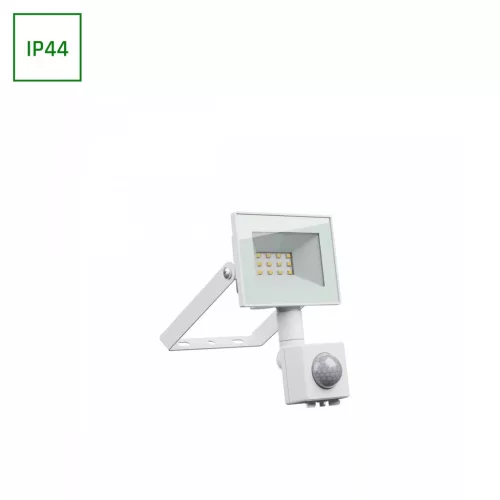 NOCTIS LUX 4 mozgásérzékelős LED-reflektor, 100°, IP44, 10 W, Meleg fehér, fehér SLI029074WW_CZUJNIK_PW SpectrumLED