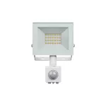 NOCTIS LUX 4 LED-reflektor, 100°, IP44, 20 W, Meleg fehér, fehér SLI029075WW_CZUJNIK_PW SpectrumLED