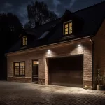 NOCTIS LUX 4 LED-reflektor, 100°, IP44, 20 W, Meleg fehér, fehér SLI029075WW_CZUJNIK_PW SpectrumLED